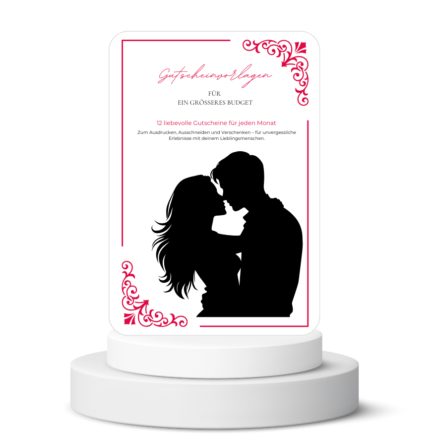 12 Gutscheinvorlagen für ein grösseres Budget