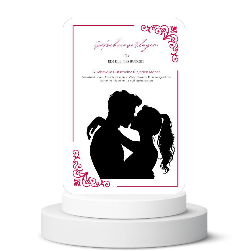 12 Gutscheinvorlagen für ein kleines Budget