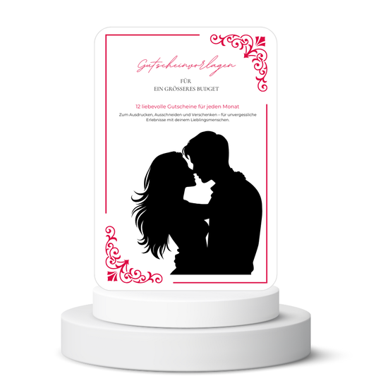 12 Gutscheinvorlagen für ein grösseres Budget