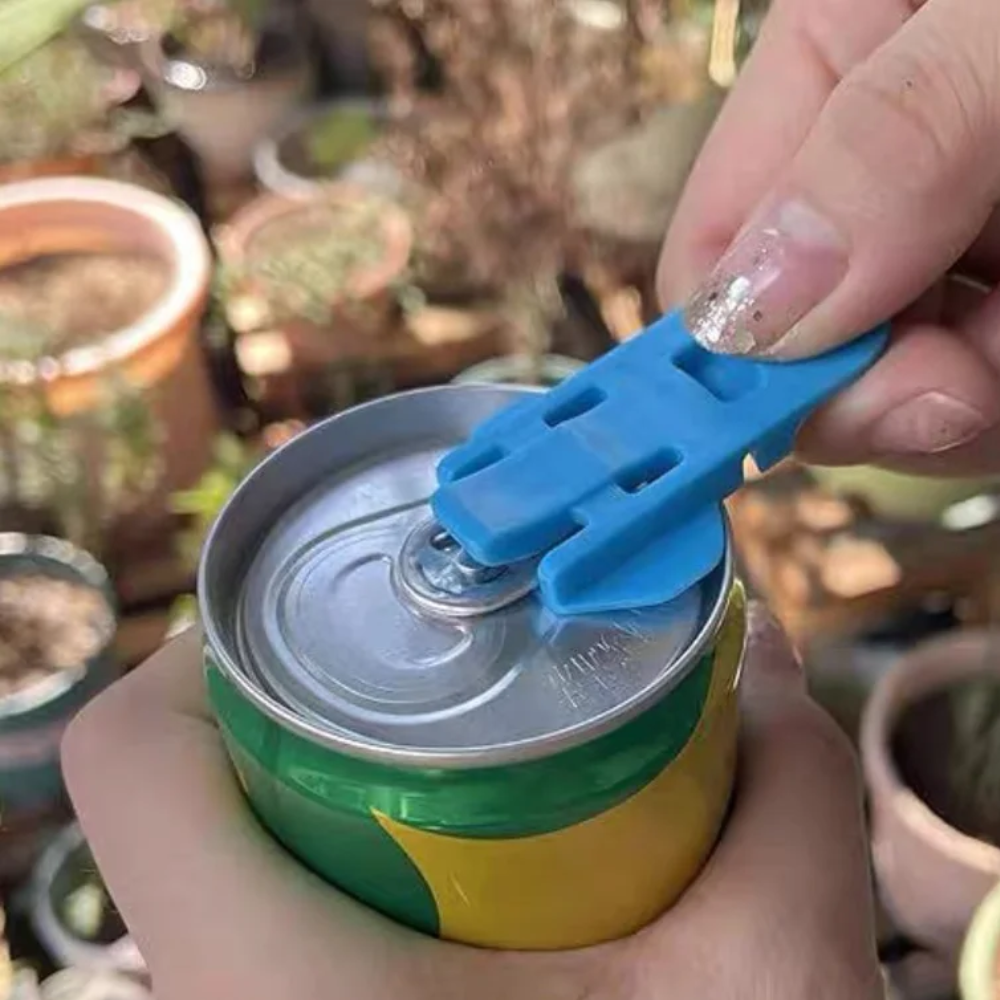 Bunte Dosenöffner & Schutzdeckel-Set