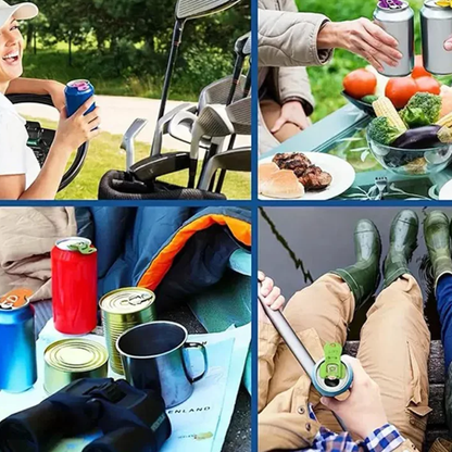 Bunte Dosenöffner & Schutzdeckel-Set